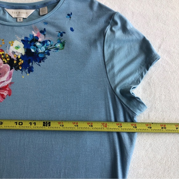 Ted Baker | raspberry ripple fitted tee | *Ted Baker size 4* - Picture 9 of 13